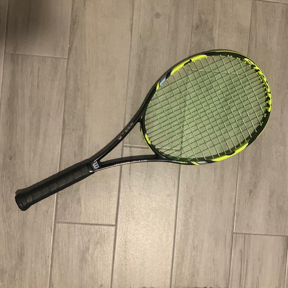 Wilson Steam Tennis Raquet - 99S string pattern 16x15 grip size 4 1/4